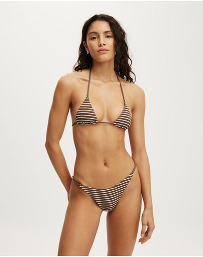 CLAY TAUPE TEXTURE STRIPE