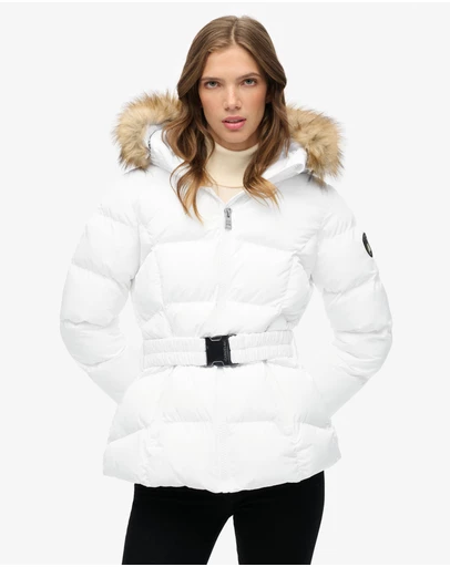 Superdry - Slim Fit Fuji Belted Puffer