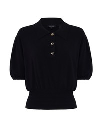 Oxford - Rose Polo Knitted Top