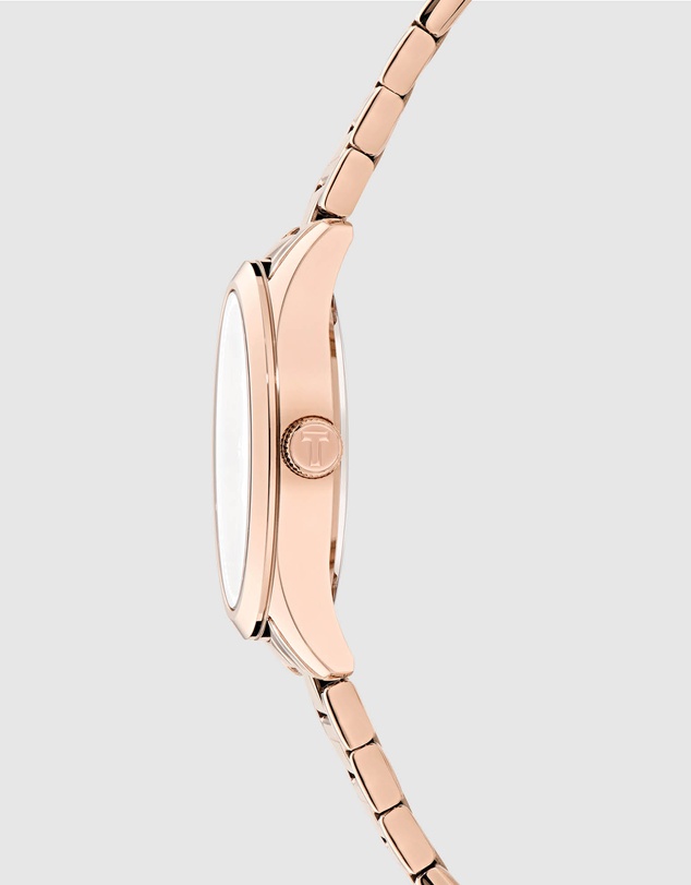 Ted Baker - Coolly 34mm Pink Dial and Rose Gold-Tone Bracelet Watch