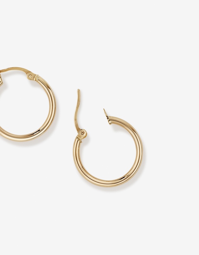 Michael Hill - 18mm Hoop Earrings in 10kt Yellow Gold