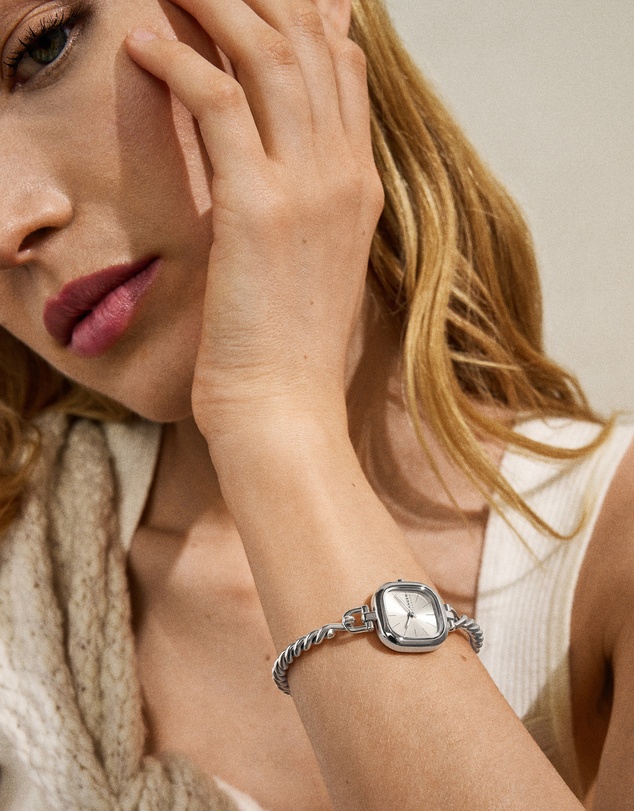 Skagen - Mellem Micro Silver Tone Analogue Watch