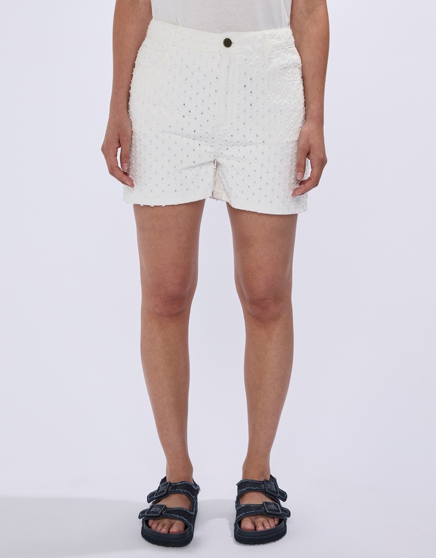 Marcs - Mako Embroidered Denim Shorts