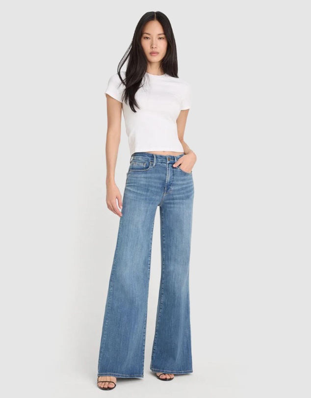 Good American - Good Waist Palazzo Jeans
