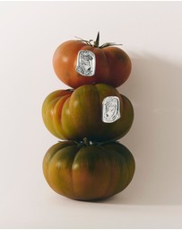 HOUSE OF SLANI - Textured Silver Keelie Earrings