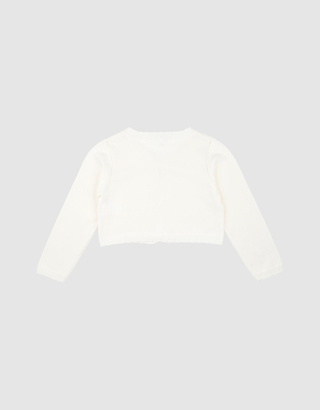 Bebe by Minihaha - Scalloped Edge Knitted Cardigan - Kids