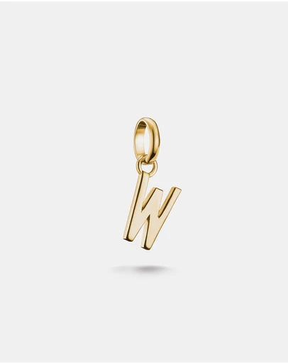 THOMAS SABO - THOMAS SABO Connect Charm letter W Gold