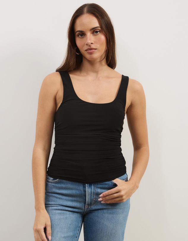 Atmos&Here - Skye Scoop Neck Mesh Tank