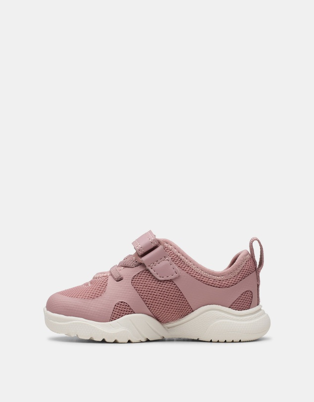 Clarks - Feather Ath (T) Dusty Pink