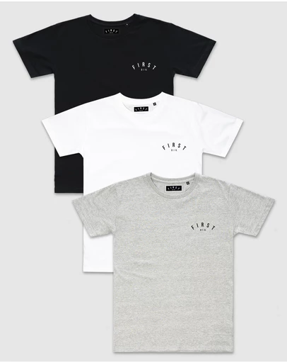 First Division - 3-Pack Core Crest Tee