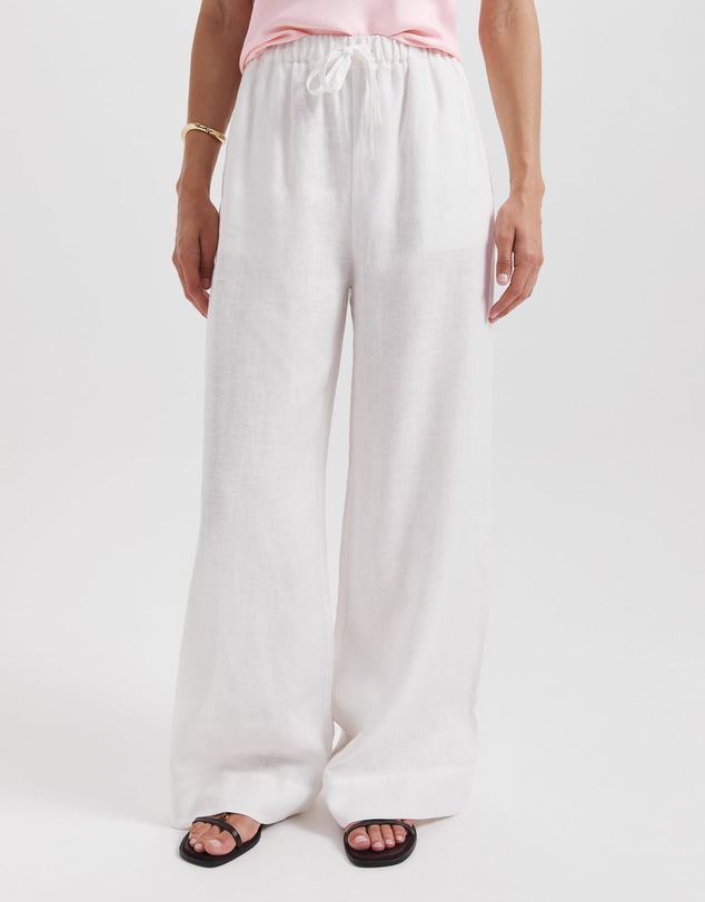 SABA - Lila Linen Pull On Pant
