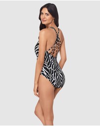 Magicsuit - Sand Tracks Drew V Neck One Piece Shaping Swimsuit