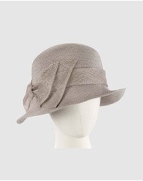 Max Alexander - Summer Silver Cloche Hat
