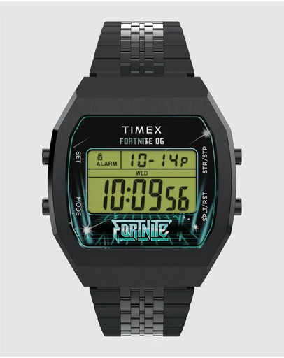 TIMEX - Timex x Fortnite T80 36mm Stainless Steel Bracelet Watch