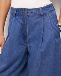 AERE - Cleo Denim Shorts