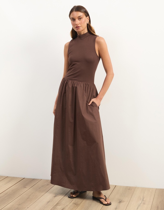 Atmos&Here - Annie Contrast Midi Dress