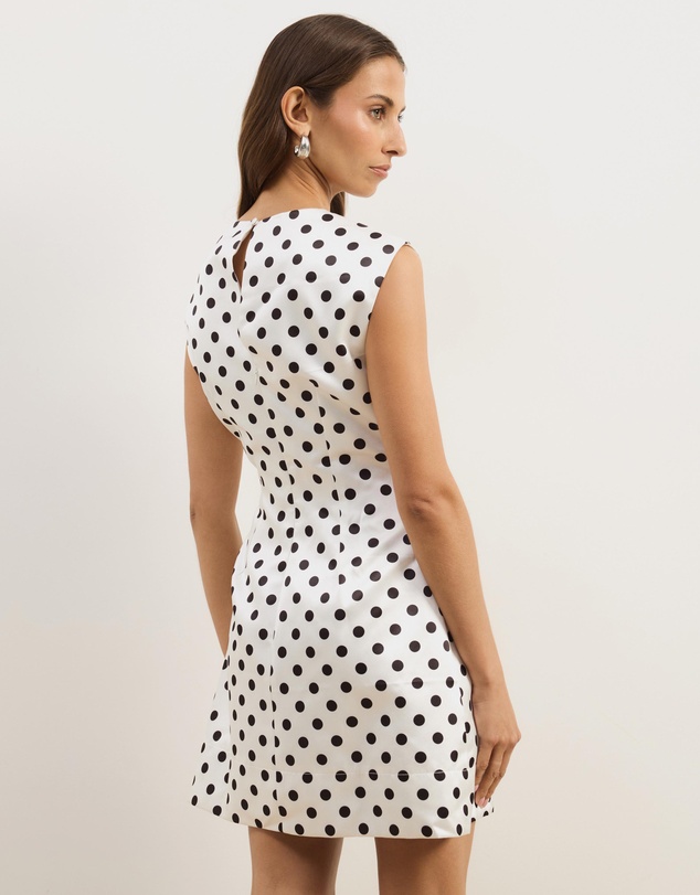 Atmos&Here - Rosie Structured Satin Mini Dress