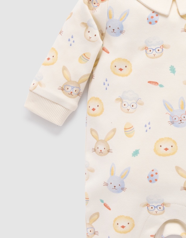 Purebaby - Hoppity Thick Growsuit -Kids-Babies