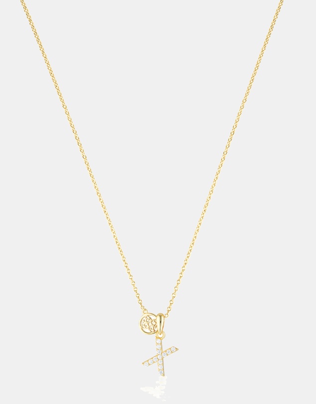 Georgini - Georgini Luxury Letters X Initial Pendant Gold