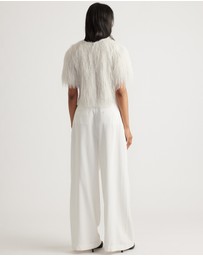 Decjuba - Kenzie Fluffy Lurex Cardigan