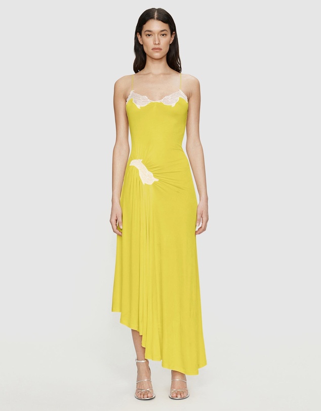 Christopher Esber - Delphin Lace Rib Cami Dress