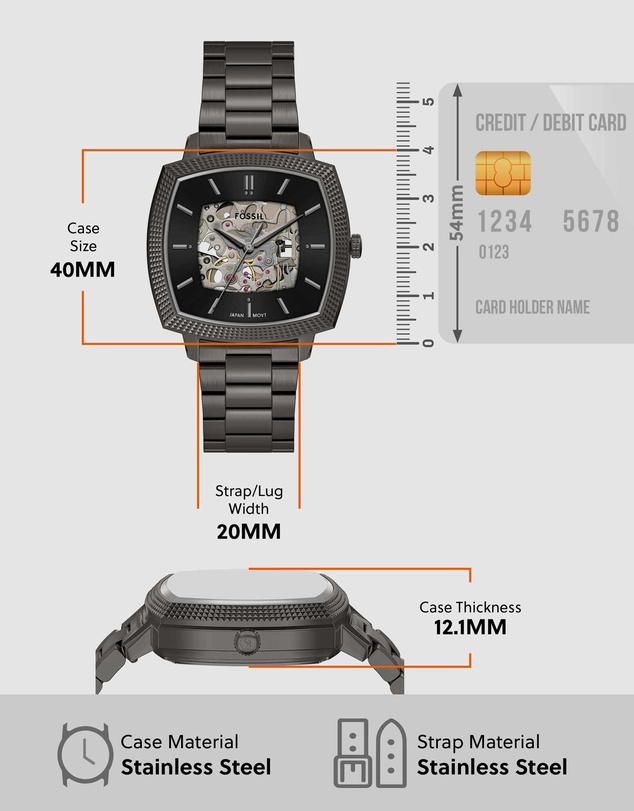 Fossil - Machine Luxe Gunmetal Analogue Watch