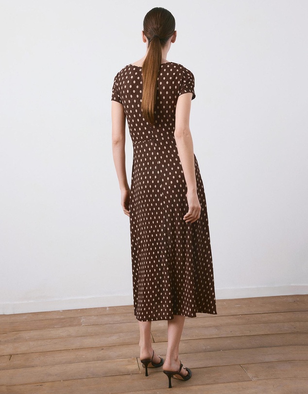 M.N.G - Printed Midi-Dress