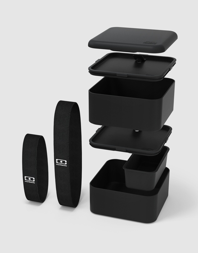 Monbento - Monbento Mb Square Bento Box - Black Onyx