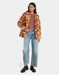 RVCA - Womens Nell Sherpa Fleece Jacket