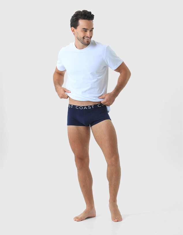 Coast Clothing - 3 Pack Navy Boxer Briefs