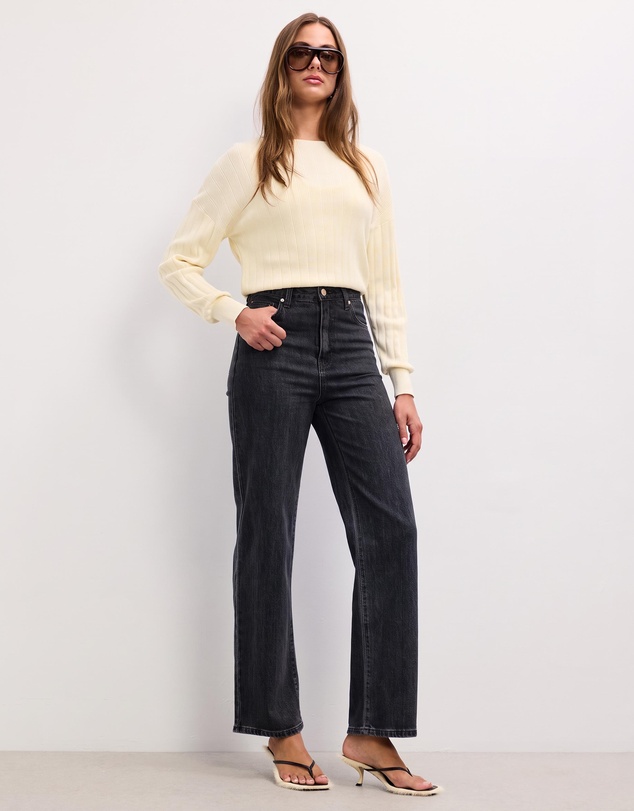 The Fated - Kaia High Waist Straight Jeans