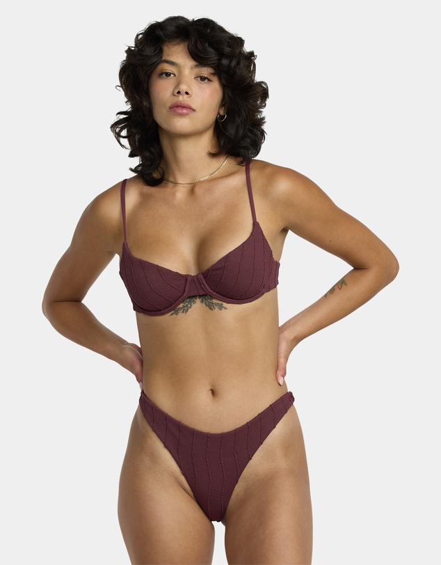 RVCA - Womens Chevy Grooves 90s Underwire Bikini Top