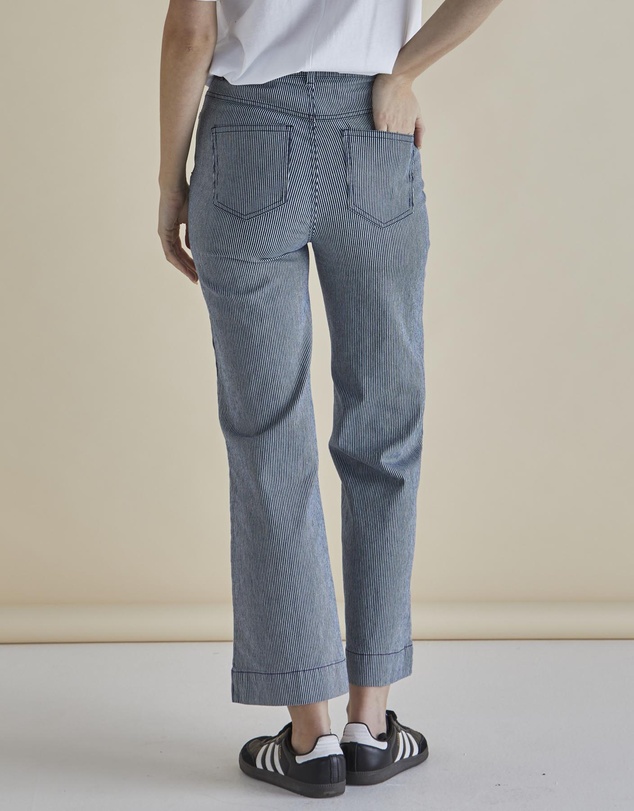 Betty Basics - Willow Pinstripe Wide Leg