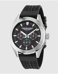 Aston Martin - BST Black Steel Bracelet and Black Silicone Strap Box Set