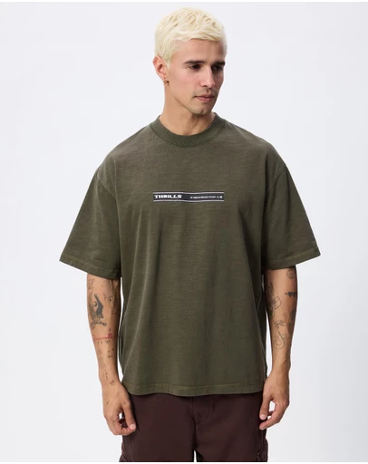 Thrills - Paradise Built Oversize Box Crop Tee