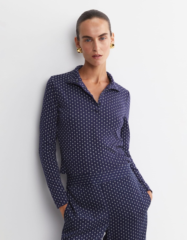 Sportscraft - Geo Funnel Neck Top