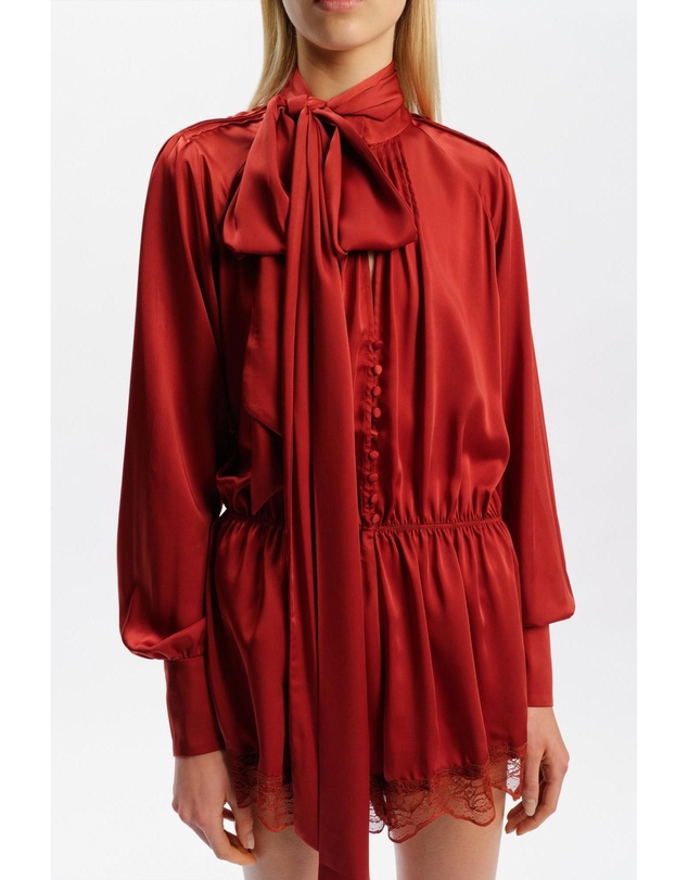 Bardot - Petra Long Sleeve Playsuit