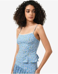 Forcast - Alisa Cami Floral Top