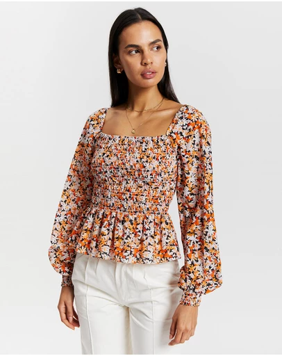 Sofia Irina - Smock Blouse