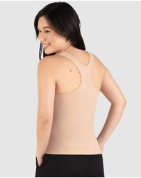 B Free Intimate Apparel - Cotton Chest Binder Racerback Top