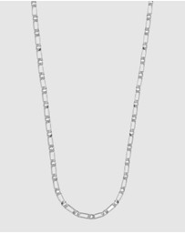 Wanderlust + Co - Figaro Chain Silver Necklace