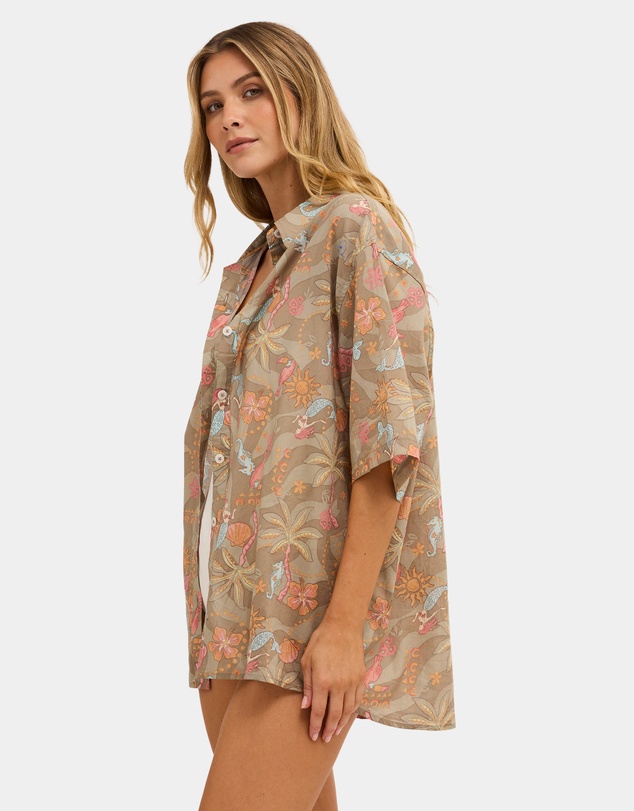 Billabong - Womens Lost In Paradise Short Sleeve Shirt