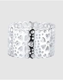Elli Jewelry - Ring Ornament Flower in 925 Sterling Silver
