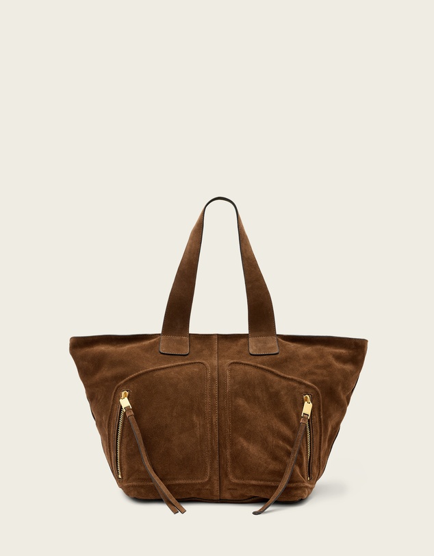 AllSaints - Jean Rey Suede Tote Bag