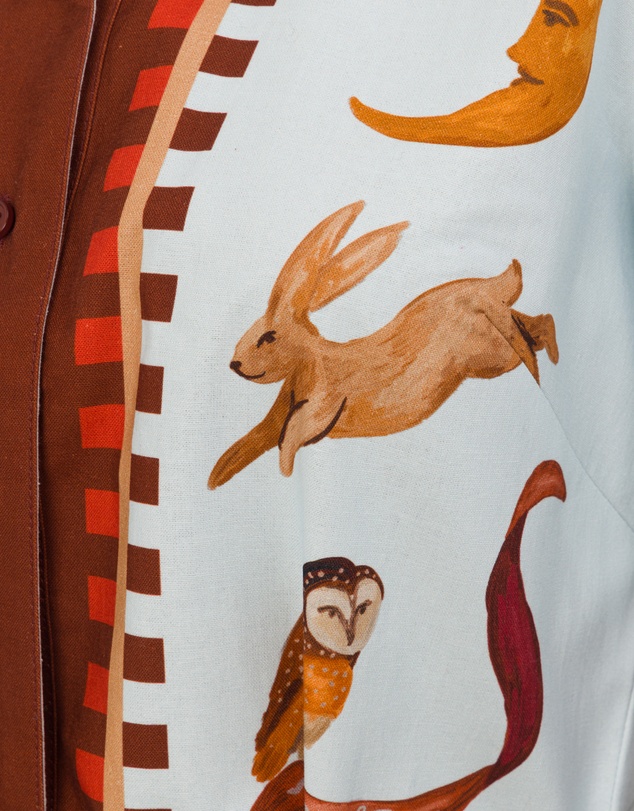 SMWR. by The Somewhere Co - Moon Court Long Sleeve Maxi Shirt Dress