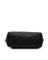 Pre-Loved by Azura Reborn - Pre-Loved Small Bicolor Suede and Calfskin Vertical Cabas Tote
