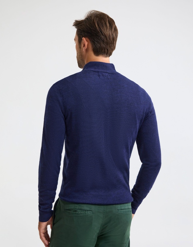 Oxford - Merino Zip-Neck Wool Pullover