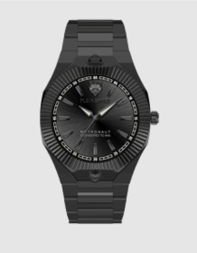 Plein Sport - PLEIN METRONAUT 42mm Black Dial and Black bracelet