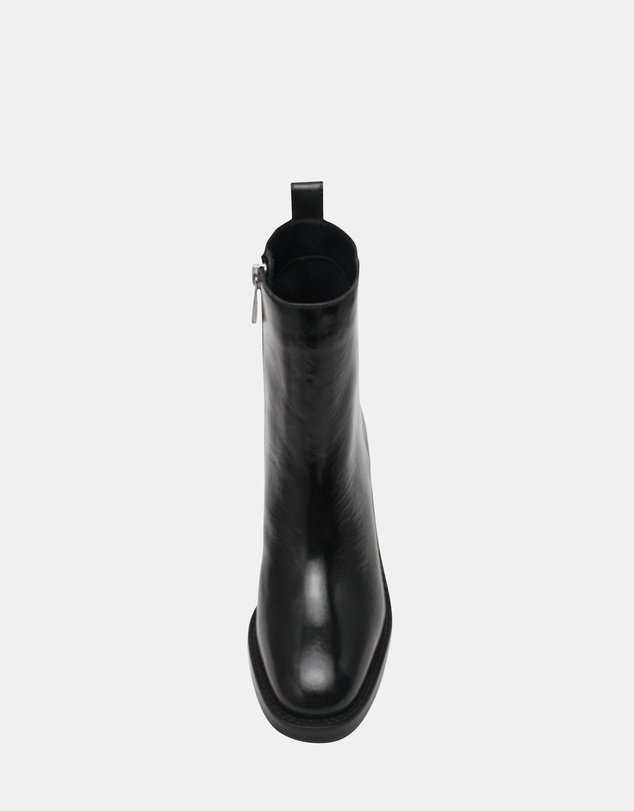 Steve Madden - Slender Black Leather Boots
