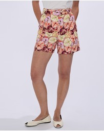 Marcs - Plant Touch This Linen Shorts